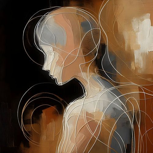 Black Abstract Drawing