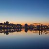Deventer skyline ochtendlicht van Tom Smit