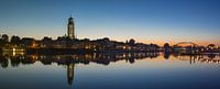 Deventer skyline ochtendlicht