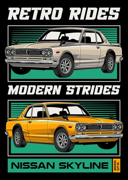 Nissan Skyline 2000 GTR JDM Car by Adam Khabibi