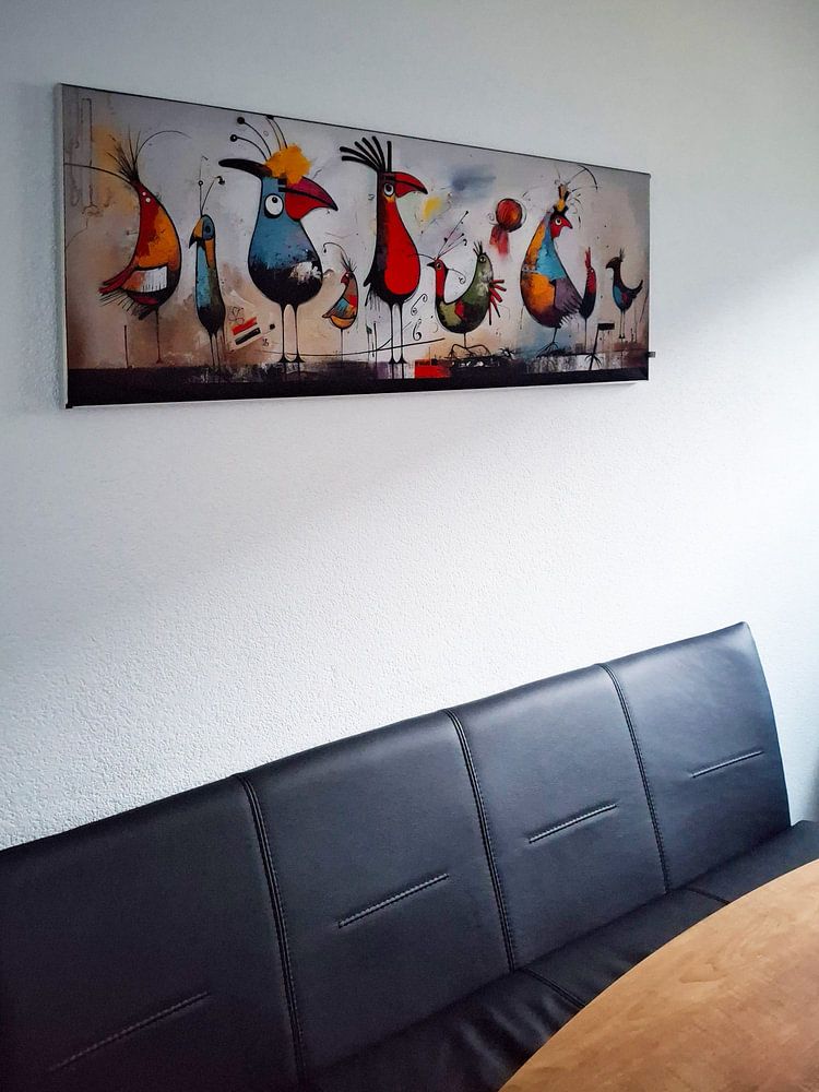 Eule | Vogel: Eule Modern  von Blickfänger Gemälde 