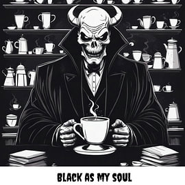 BLACK AS MY SOUL by Susanne Van Grimbergen