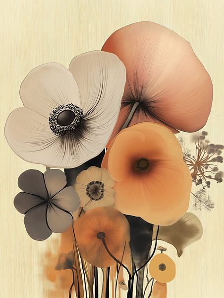 Flowers abstract by Imagine