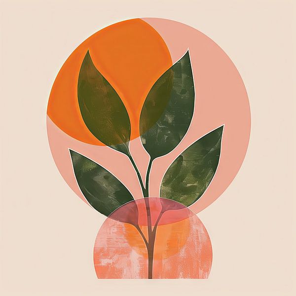 Abstract plants by Poster Art Shop