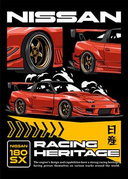 Nissan 180SX JDM Car by Adam Khabibi