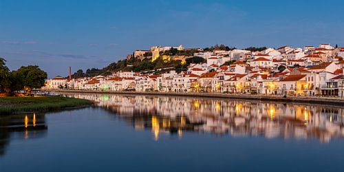 Blauwe uurtje in alcacer do Sal, Portugal