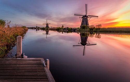 Zonsopgang Kinderdijk