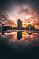 Zonsondergang in Eindhoven