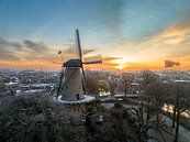 Molen van Piet tijdens zonsopkomst van Wietse de Graaf thumbnail