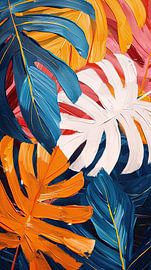 Bladeren Schilderij | Fleurige Bladeren Mix voor Tuin