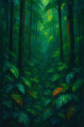 Emerald Silence of the Rainforest
