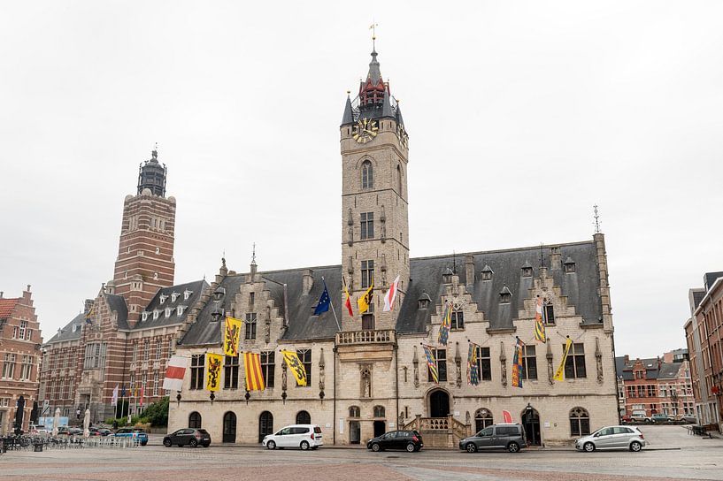 Rathaus und Belfried. Dendermonde von Richard Wareham