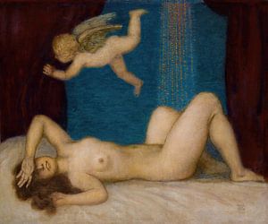 Franz von Stuck - Danae und der Goldregen (1909)