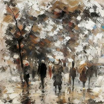 Een wandeling in het park