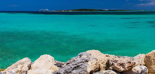Coco-Cay privé strand, Bahamas