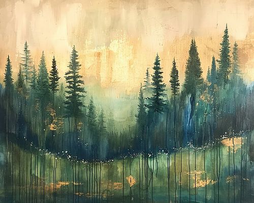 Forest landscape | Secrets of the Silent Forest