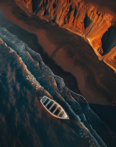 Éclat Solitaire in de schemering van vuur