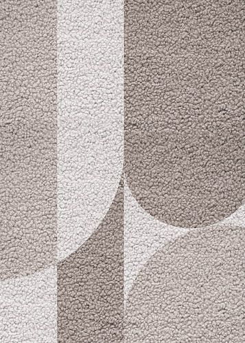 TW Living - Abstract Teddy art KARL beige