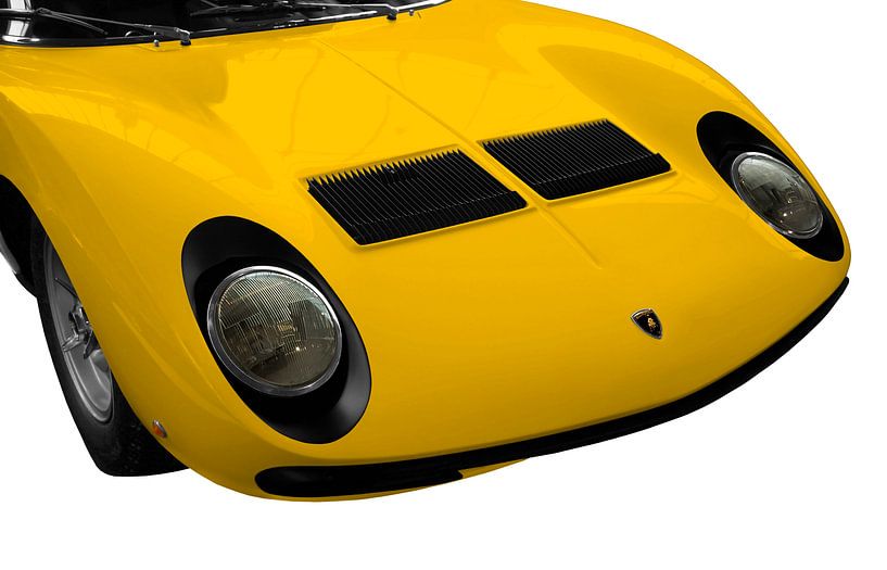 Lamborghini Miura in original yellow von aRi F. Huber