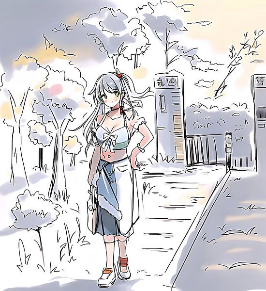 Anime artwork - japanse cartoon stijl by Emiel de Lange