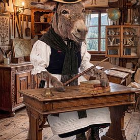 Mlle Elfriede Kreidemeier dans la salle de classe sur Ingo Laue