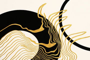 Graphic arches with flowing lines by Imperial Art House