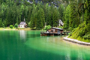 Braies Lake Lago di Braies by Reiner Würz / RWFotoArt