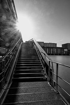Trap van de Jan Schaeferbrug Amsterdam van Peter Bartelings