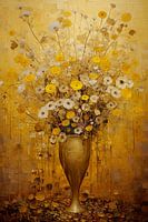Flowers in Gold