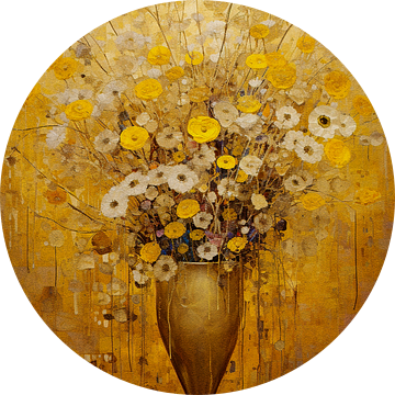Flowers in Gold van Whale & Sons