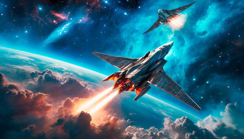 Ruimteschepen in het universum van Mustafa Kurnaz