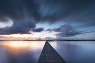 sunset at the Dannemeer (Groningen) by P Kuipers thumbnail