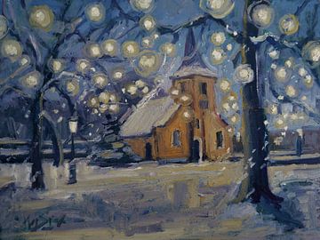 Winter rond de kapel van Nop Briex