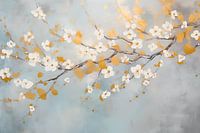 Blossom with Leaf Gold