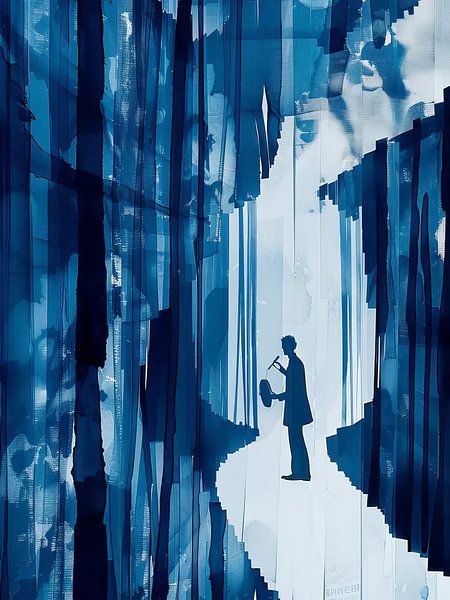 &#039;De man in het blauw&#039; van TOAN TRAN
