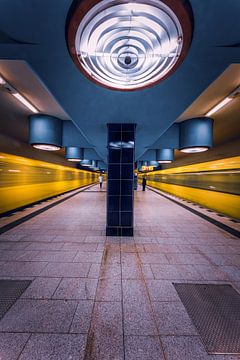 Le métro de Berlin sur Iman Azizi