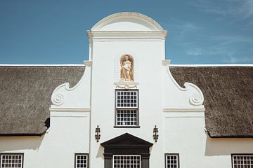 Gevel Groot Constantia Kaapstad | Reisfotografie | West-Kaap, Zuid-Afrika, Afrika van Sanne Dost