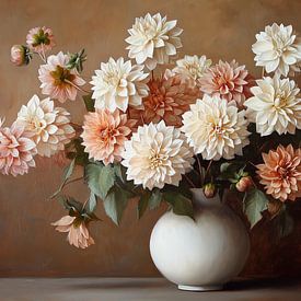 Dahlia ''' in soft, earthy tones by Bianca ter Riet