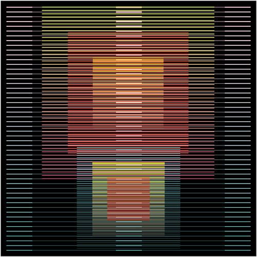 Levendig, lineair en abstract