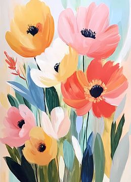 Kleurrijke bloemen van Olga Wildrose