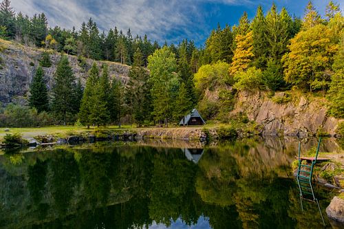 Herfstidylle op de Rennsteig