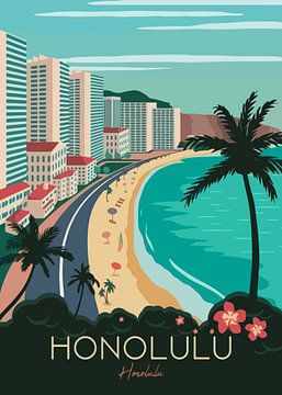 Travel to Honolulu von Lixie Bristtol