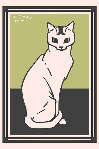 Zittende kat, Julie de Graag