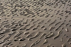 Rippel im nassen Sand