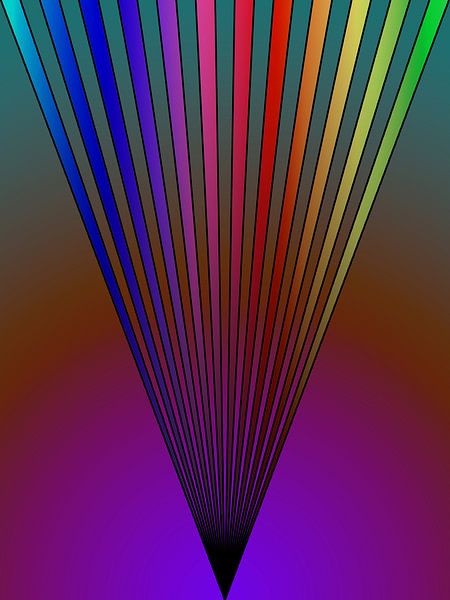 Farbe durch den Abfluss von Henk Schellekens