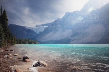 Blick über Emerald Lake | Kanada von Laura Dijkslag