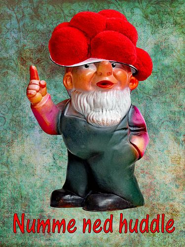 Bollen hat garden gnome Numme ned huddele