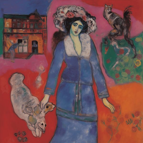 Klimt meets Chagall van Ton Kuijpers