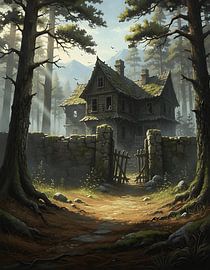 The Witch’s Dwelling Lost in Pines by Regan Frederick