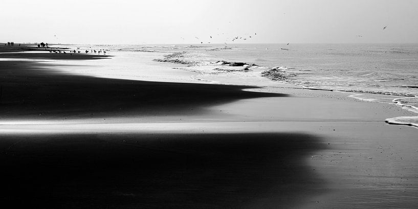 The North Sea beach at Noordwijk III by Chantal Heusschen
